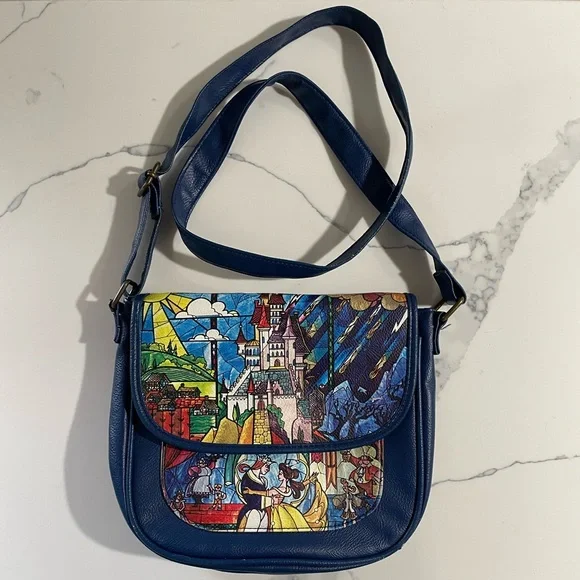 DISNEY - Beauty & the Beast - Crossbody Bag - Picture 1 of 15